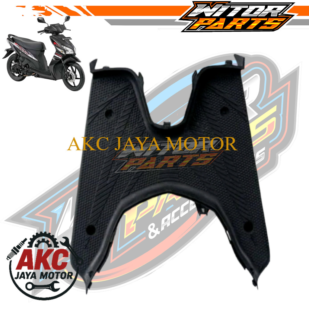 WITOR - Dek Atas Injekan Kaki Honda Vario 110 Karbu Vario 110 Lama Old / Step Floor Pijakan Kaki Mot