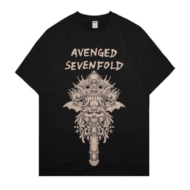 Xtrememerch Avenged Sevenfold Live In Jakarta Verse 2 100% Original Kaos Boxy Fit T Shirt