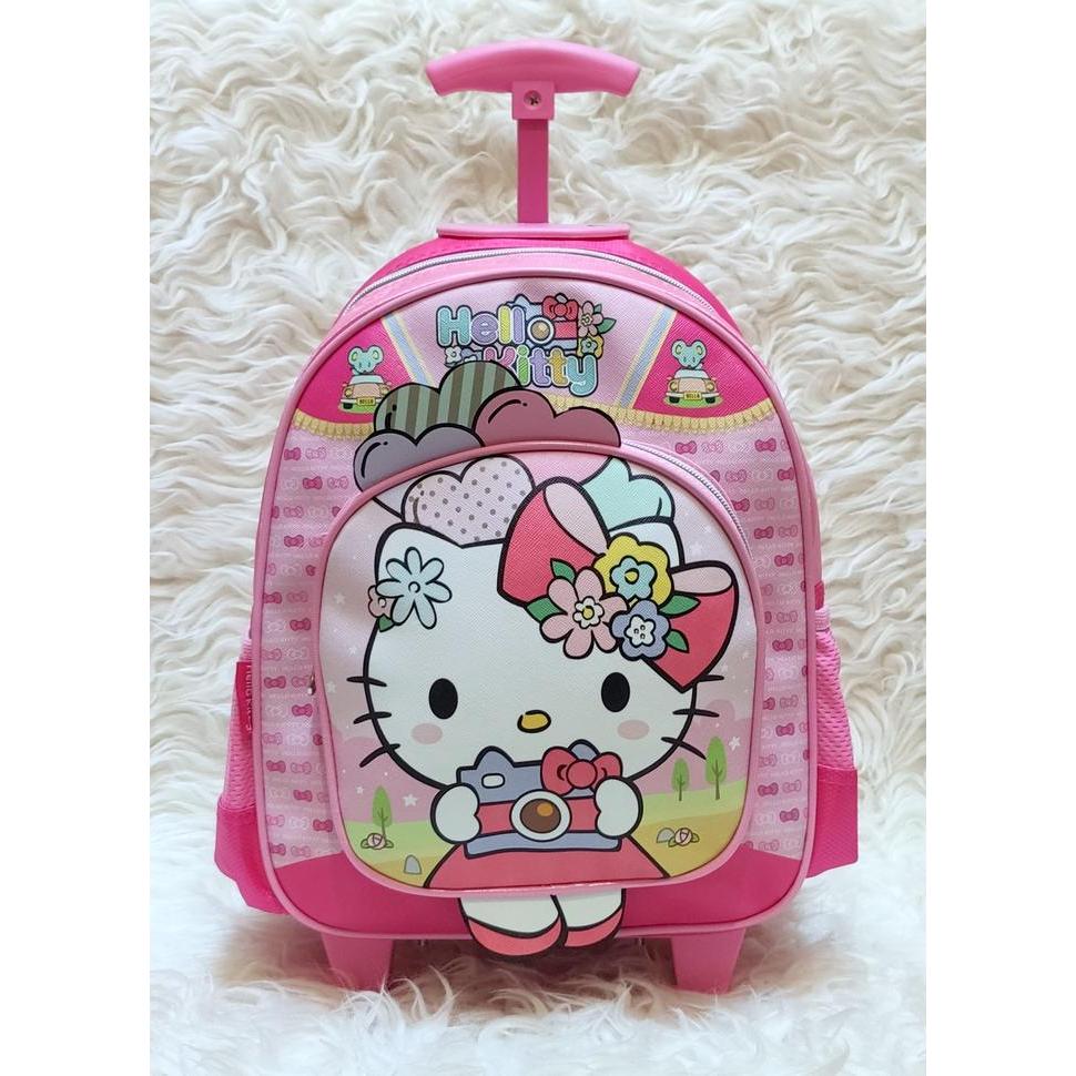 PROMO SPESIAL Troli TK Unicorn Kepala Tas Koper Anak - Hello Kitty