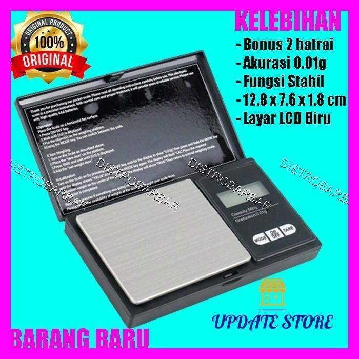 Timbangan Emas Mini Digital 500g - 0.01g - Black  Pasti Ori 