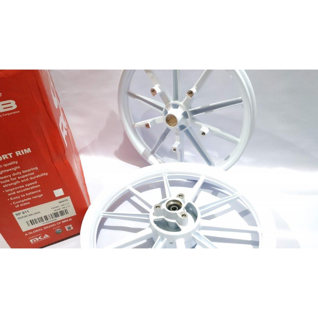 VELG RCB SATRIA FU RING 17 RCB SP 811 WARNA PUTIH 160 - 185 RING 17