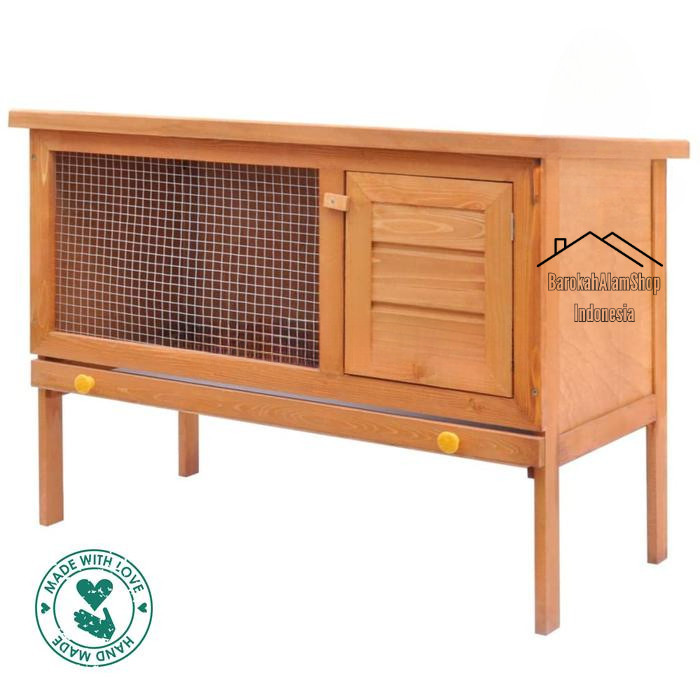 Kandang Kelinci Kayu Mini Minimalis | Rumah Kelinci Indoor Outdoor
