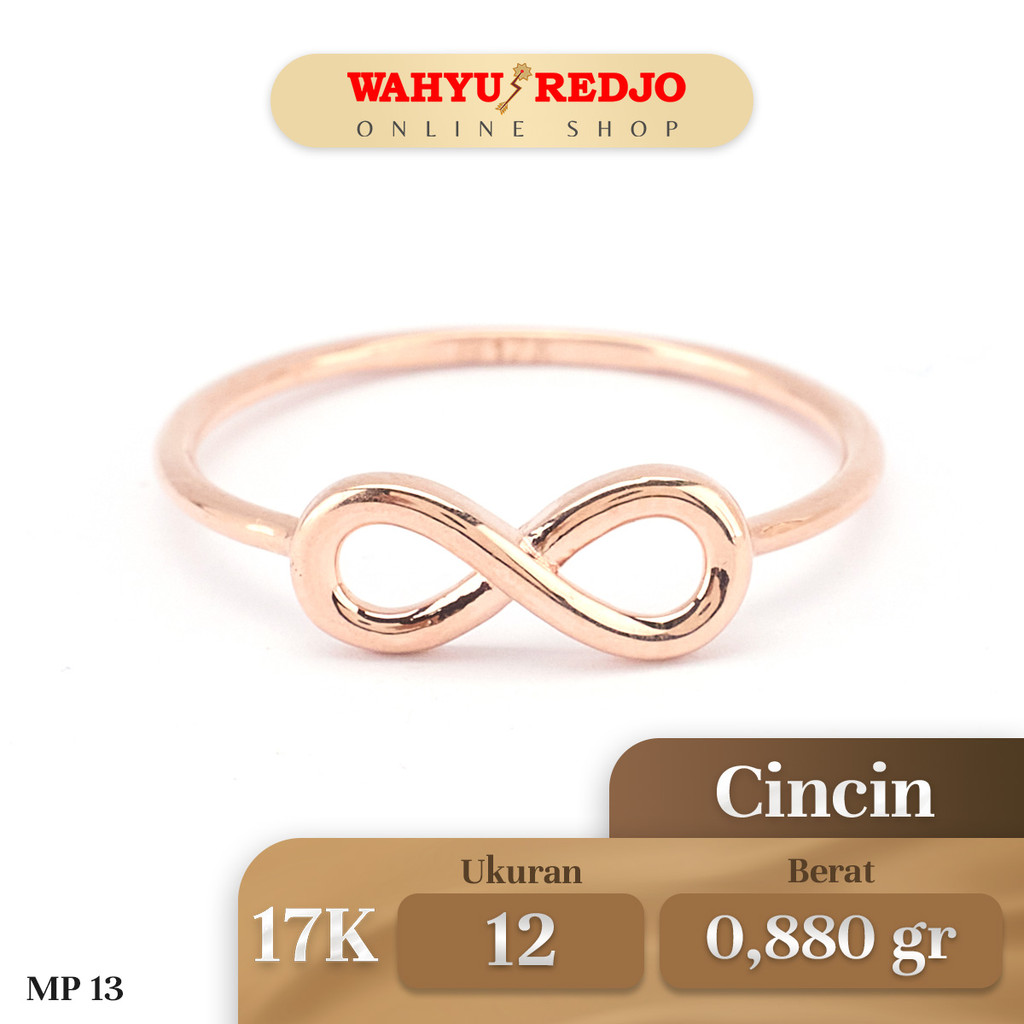 Cincin Emas Kadar 17K Wahyu Redjo CC-17K-30059421-PMR