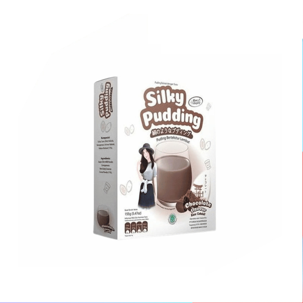 [UniGrosir] Silky Pudding Coklat Forisa 155 g PUYO Puding Susu Cokelat Chocolate Mom's Recip