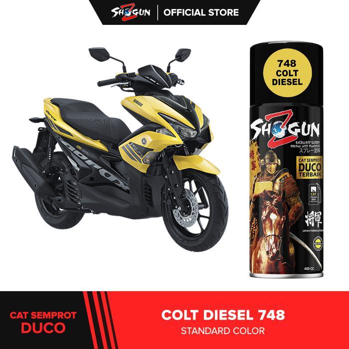 Japan Paint Cat Semprot Motor Shogun Z Paint Colt Diesel 748 - Warna Kuning Colt Diesel - 400 cc / m