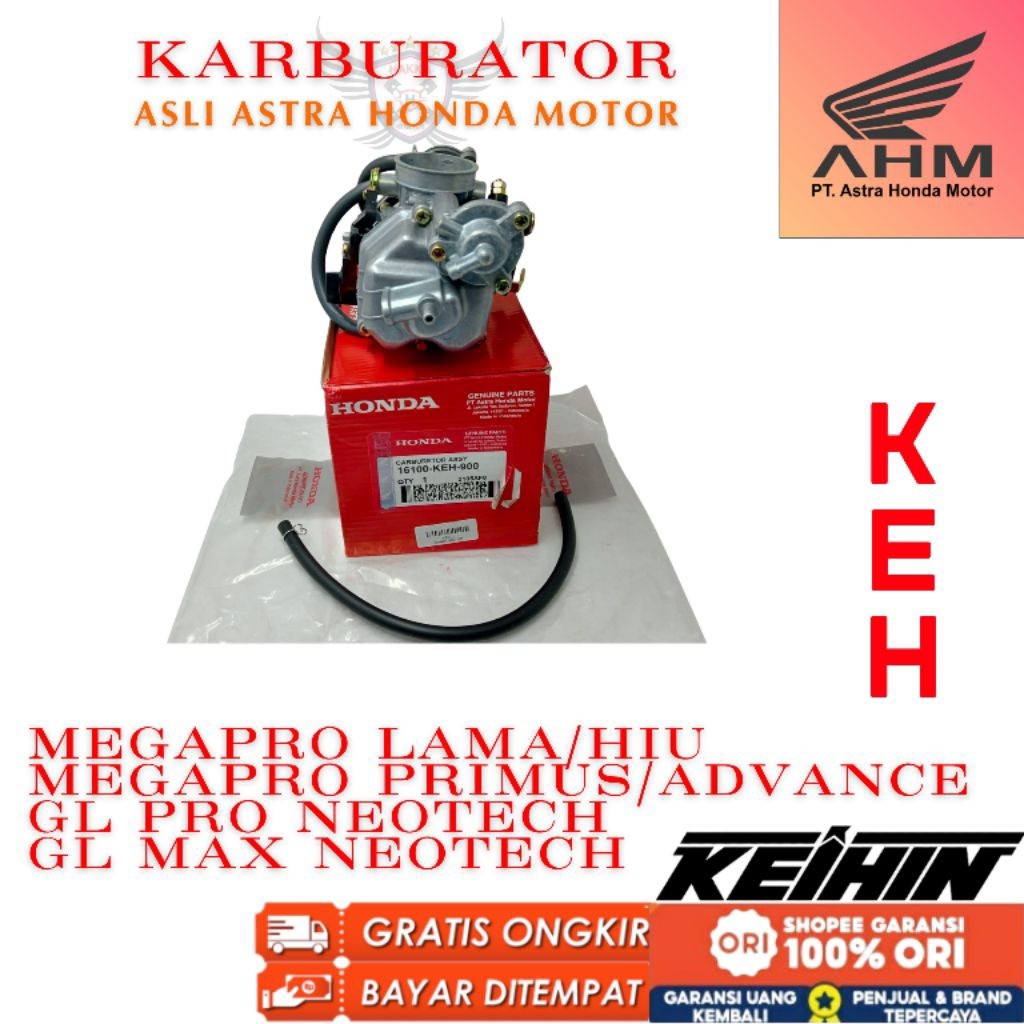 KEH ORIGINAL KARBURATOR HONDA GL PRO HONDA GL MAX HONDA GL 100 HONDA CB 100