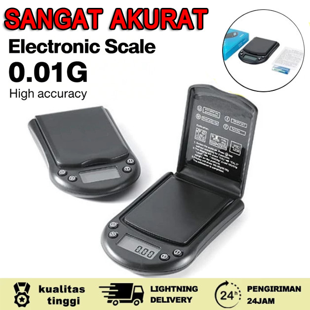 Timbangan Emas Pocket Digital 200gr-0.01gr Timbangan Perhiasan Timbangan Emas