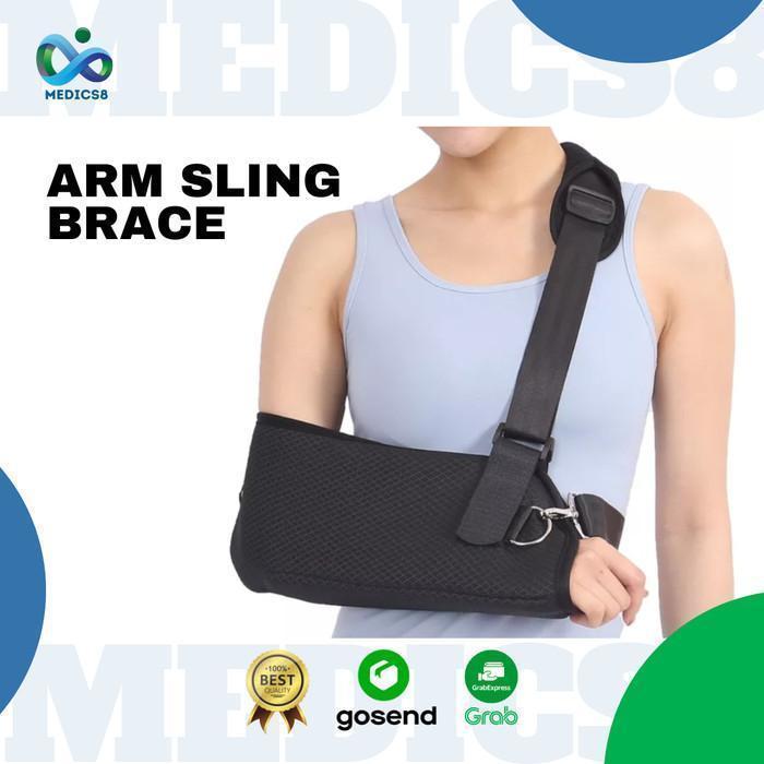 Best Seller Arm Sling Brace  Arm Sling Penyangga Lengan  Gendongan Tangan - L