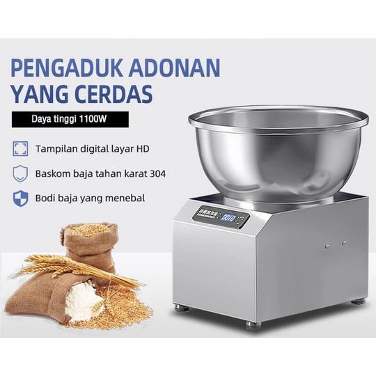 Pengaduk Adonan Multifungsi Komersial/Rumah Tangga Pengaduk Adonan Otomatis Penuh 5 8 12 15Kg