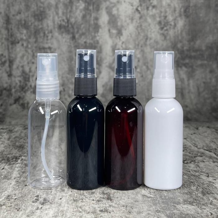 READY Botol Spray 60ml PET / Tebal/Botol Spray (50PCS) - Botol Bening 60ml (50PCS), Spray Transprant