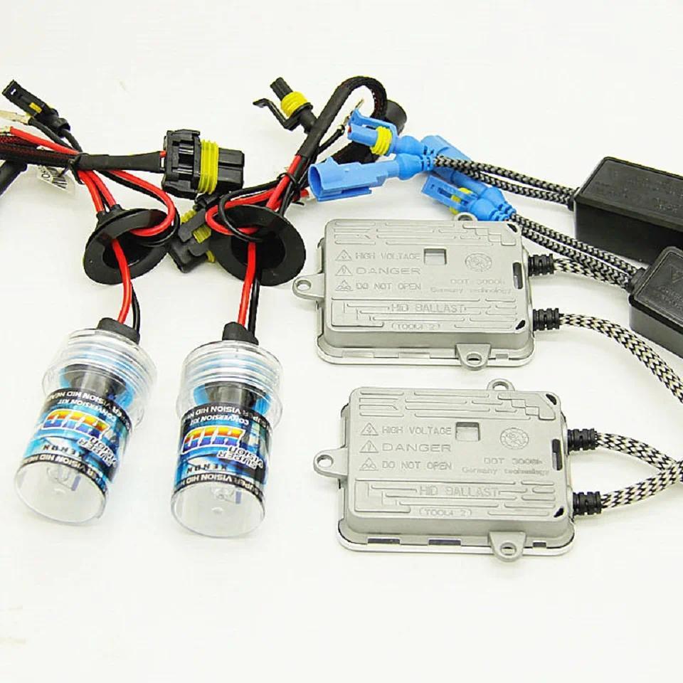 55W AC 12V H7 HID H11 H1 6000K 4300K 8000K 10000k 9005 9006 881 880 Kit lampu depan Xenon