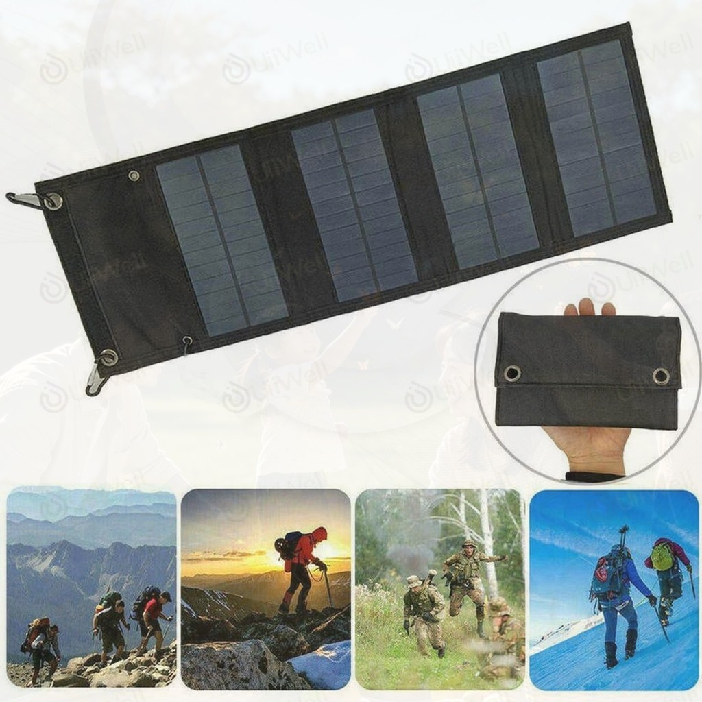 Solar Panel Tenaga Surya Lipat 10watt / Portable Solar Panel