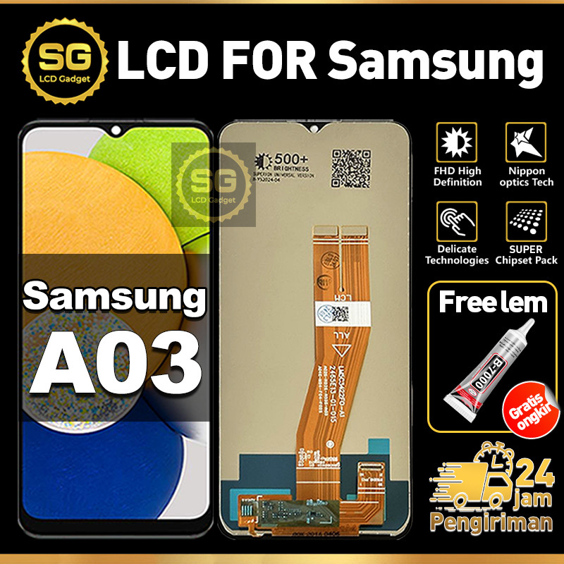 SG LCD Samsung A03 Fullset HP Touchscreen Samsung A03 Free Lem Glass Touch Screen Digitizer COD