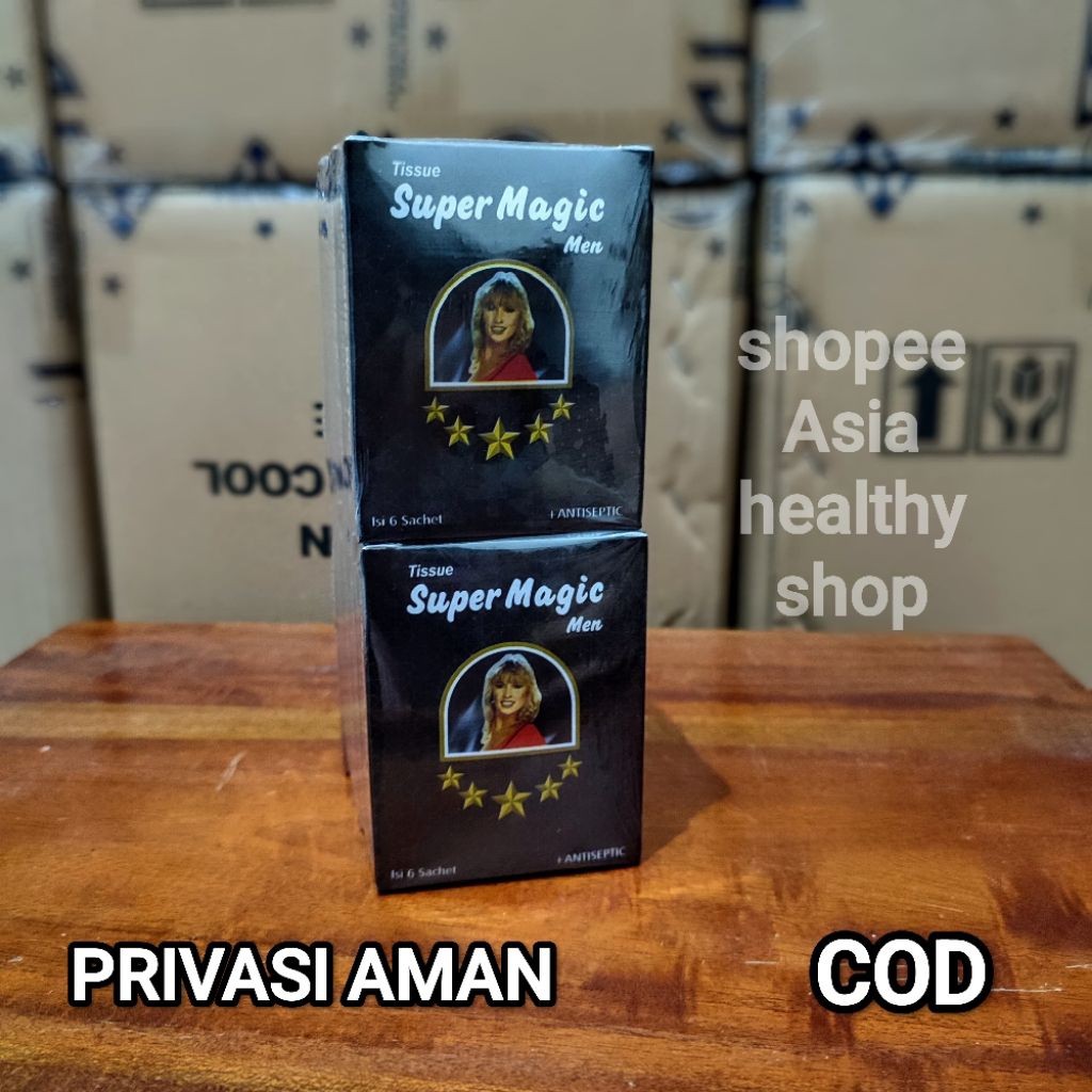 Grosir Tisu Super Magic 10 Box isi 60 sachet