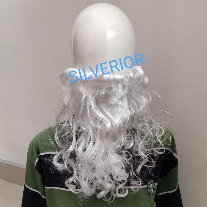 Janggut Jenggot Kumis Palsu Putih Santa Claus Klaus Sinterklas
