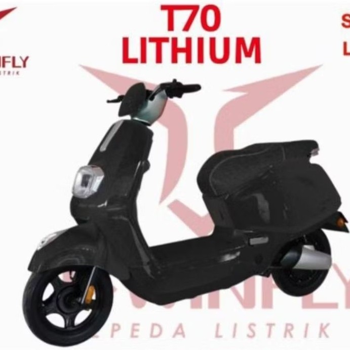 Sepeda Listrik UWINFLY T70 Lithium Dinamo 500 Watt 48V12AH