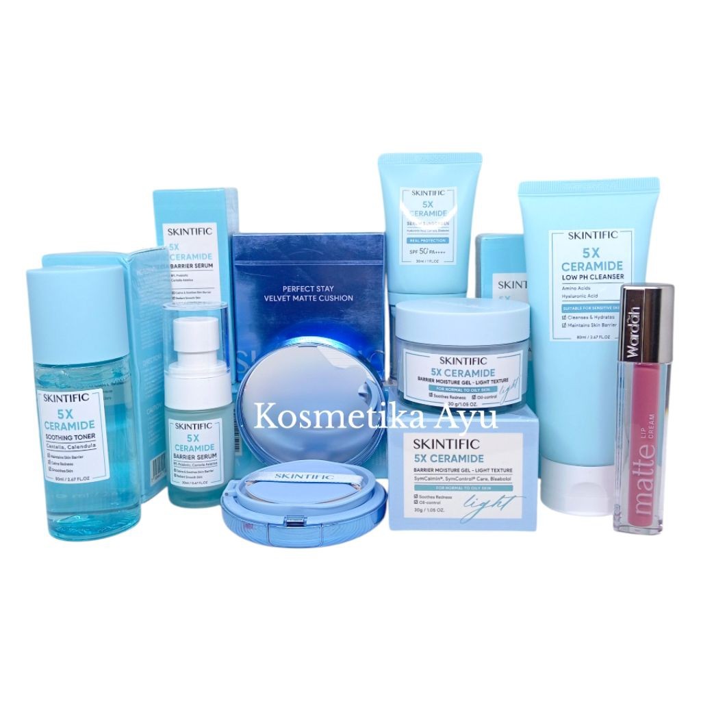 Paket Skintific Skincare Lengkap Glowing Dan Ceramide