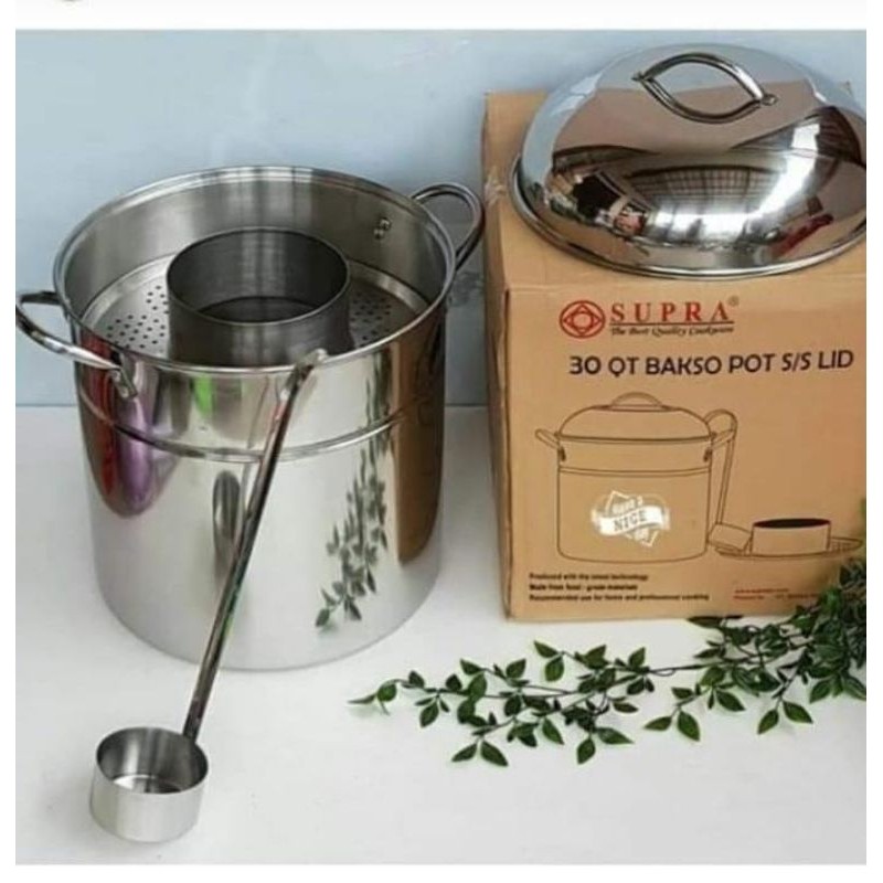 Dandang Bakso Stainless Steel Supra 30QT