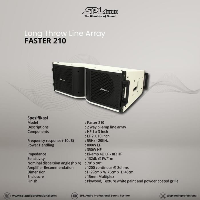 PROMO BIG SALE SPL Audio Line Array Faster 210