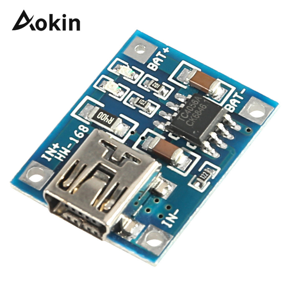 TP4506 Lithium Battery arger Module MINI USB 5V 1A TP4056 arging Board With Protection Dual Function
