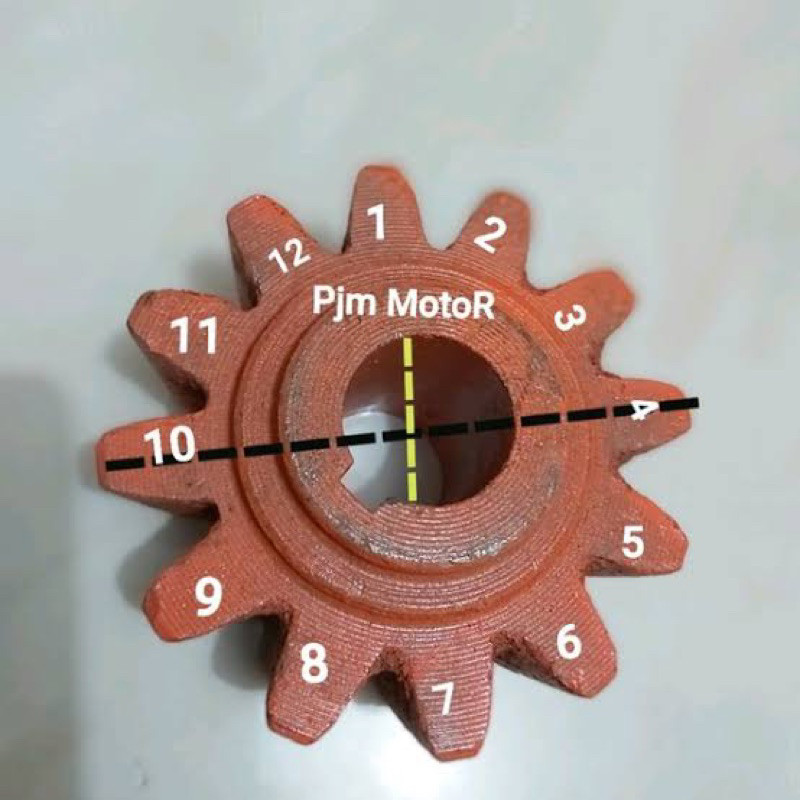 Gigi Nenas Molen Tiger 30mm gear Molen Pengaduk semen