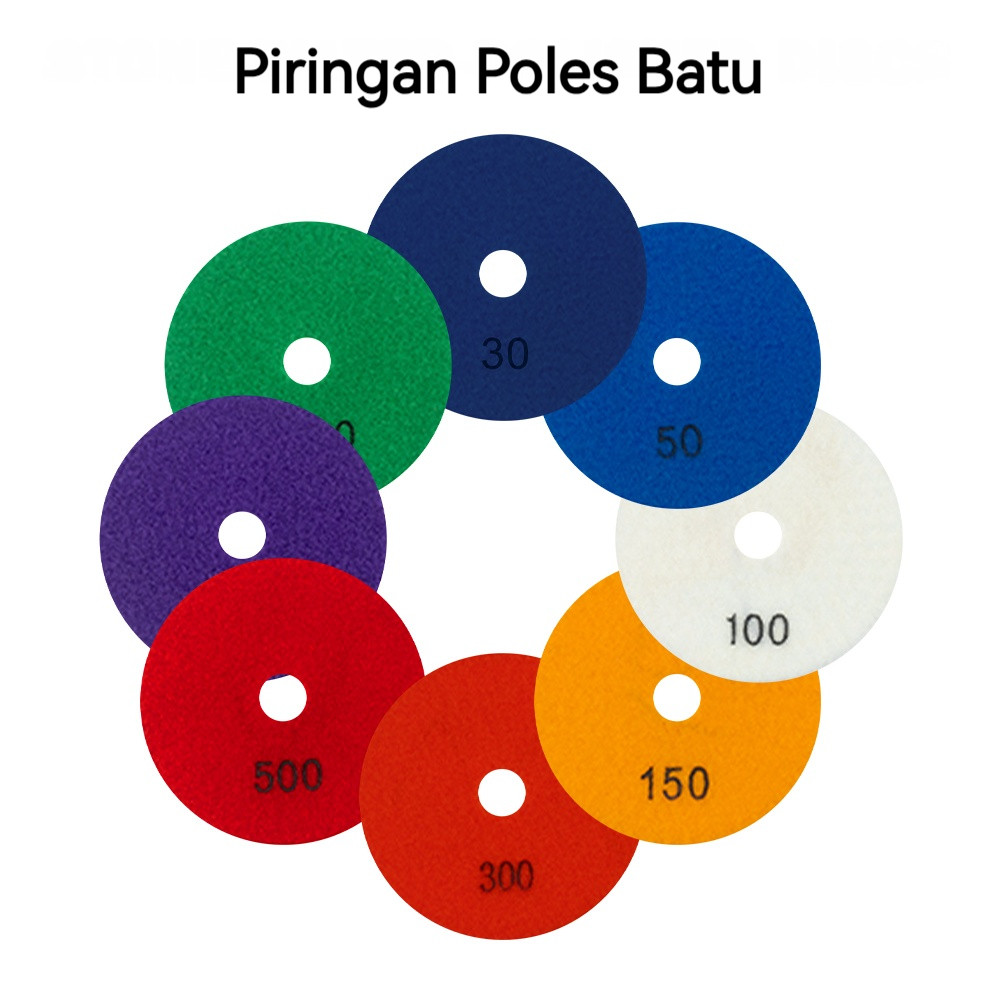 Pad Pengamplasan Berlian COD 4 Inci Poles Marmer Granit Batu Lantai