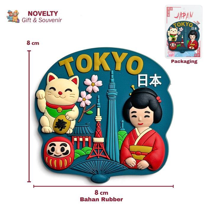 Souvenir Tempelan Magnet Kulkas Tokyo Jepang oleh oleh negara Jepang - Magnet Tokyo jepang