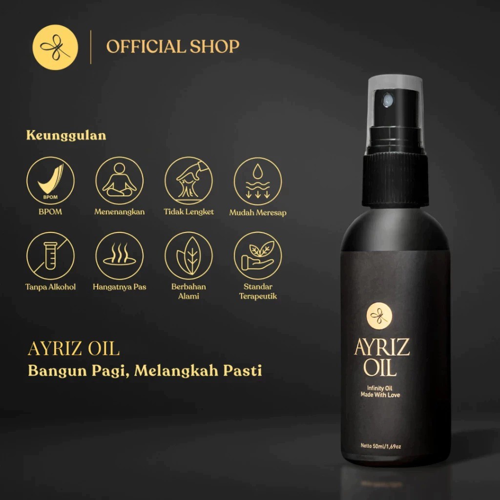 AYRIZ OIL SURABAYA TRAVEL SIZE 50ML MINYAK TERAPI HERBAL MINYAK TERAPI HERBAL