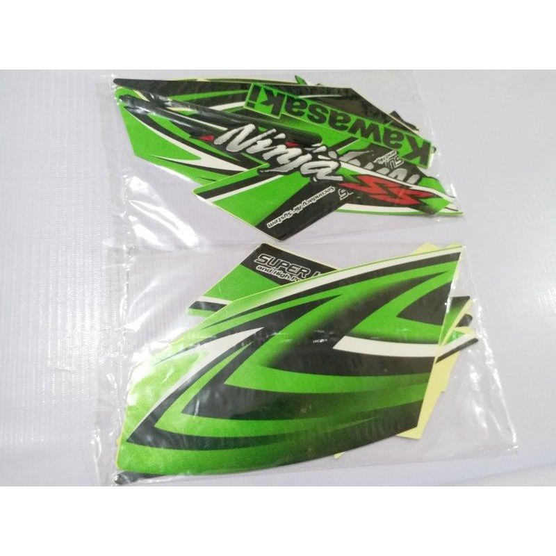 STIKER STRIPING NINJA SS 2011 HIJAU