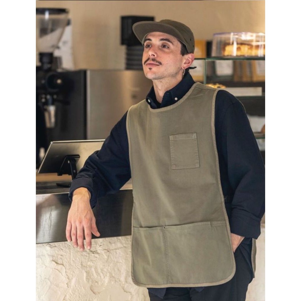 APRON CUSTOM CELEMEK KOKI BARISTA BARTENDER UNISEX FASHIONABLE