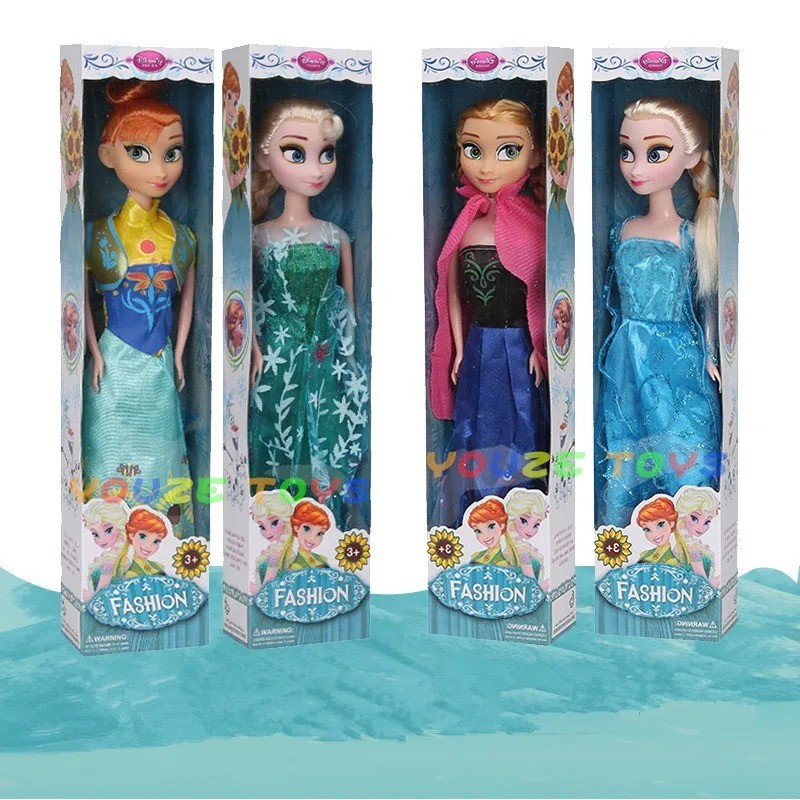 ROMA'c STORE 8 Styles Disney Frozen 2 Doll Girls Toys Princess Anna And Elsa Figure Dolls Movable Jo