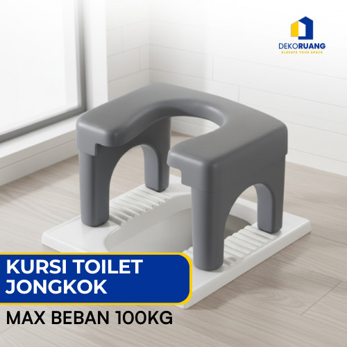 Kursi Toilet Duduk Lansia 100Kg Kursi Wc Jongkok Lansia Wc Portable Duduk Kursi Toilet Jongkok