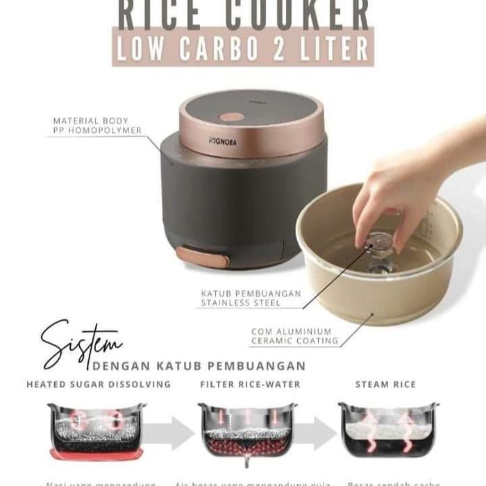 rice cooker low carbo signora