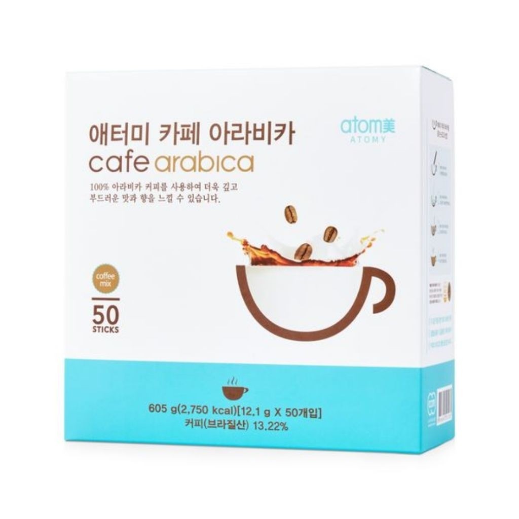 JAMIN MURAH Cafe Arabica kopi Arabica Korea original 50 sachet box Kardus(BISA LANGSUNG ORDER)