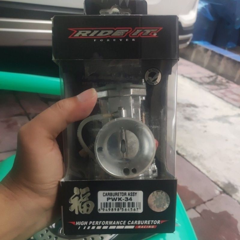 Karburator RIDE IT pwk 34 CHROME KARBU CARBURATOR PWK RIDE IT