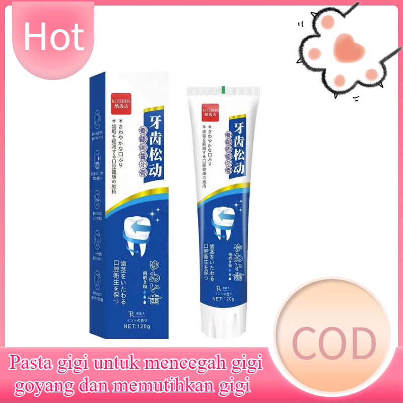 COD Pasta Gigi 120g Khusus Memperbaiki Gigi Goyang Gemetar Mengatasi Gusi Bengkak Nyeri Sakit Gigi P