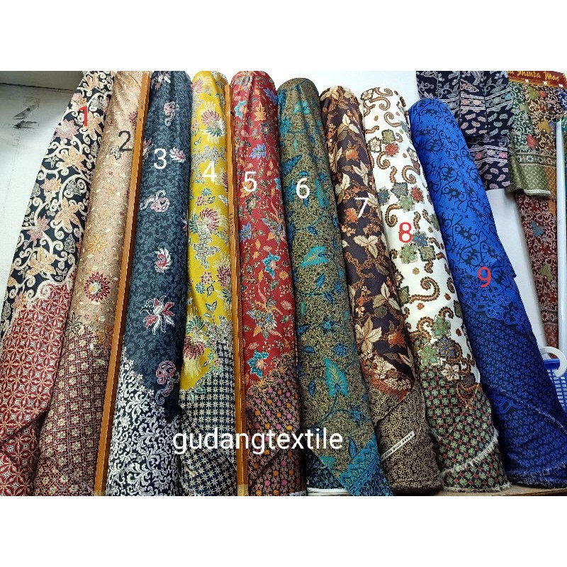 kain batik sutra / batik semi sutra / kain batik sutra murah / kain murah