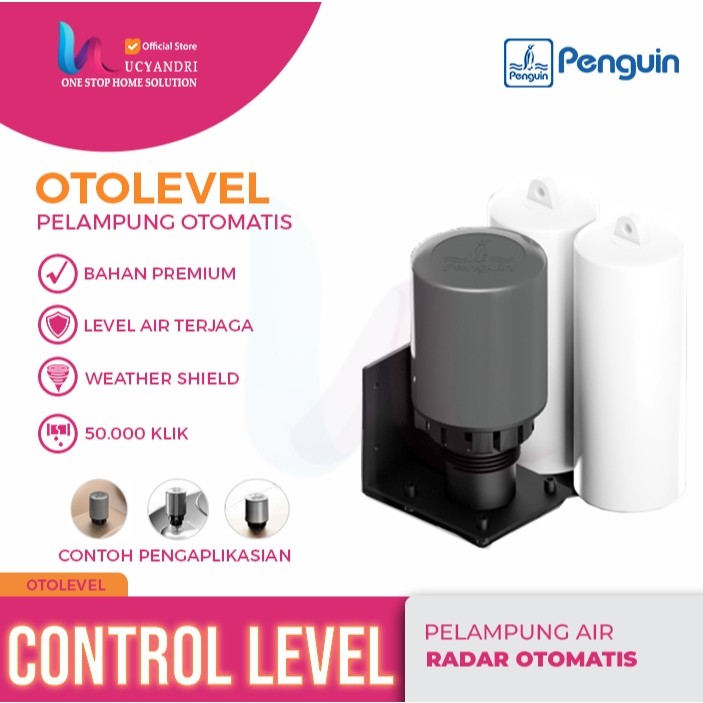 OTOLEVEL / Radar Pelampung Otomatis Penguin Sensor Air Otomatis Toren Tangki PREMIUM