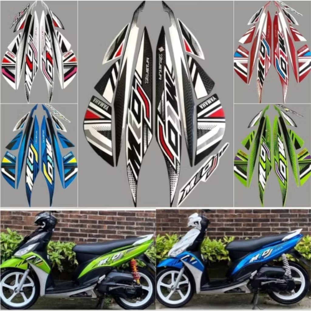 STIKER STRIPING YAMAHA MIO J 2012 LIS BODI
