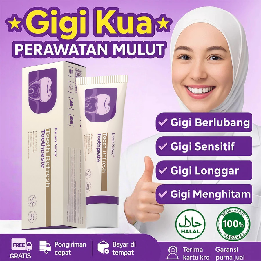 Odol Fresh Breath Tooth Refresh Toothpaste Pasta Gigi Nafas Segar Bantu Atasi Bau Mulut Harian