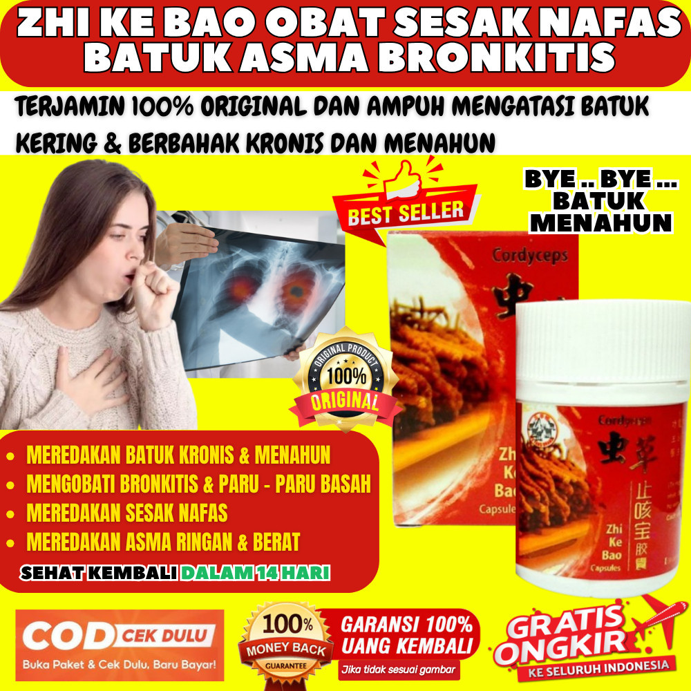 Tong Tianhe TM Original Impor Dari China Zhi Ke Bao Obat Batuk Sesak Nafas Asma Bronkitis Kronis TBC