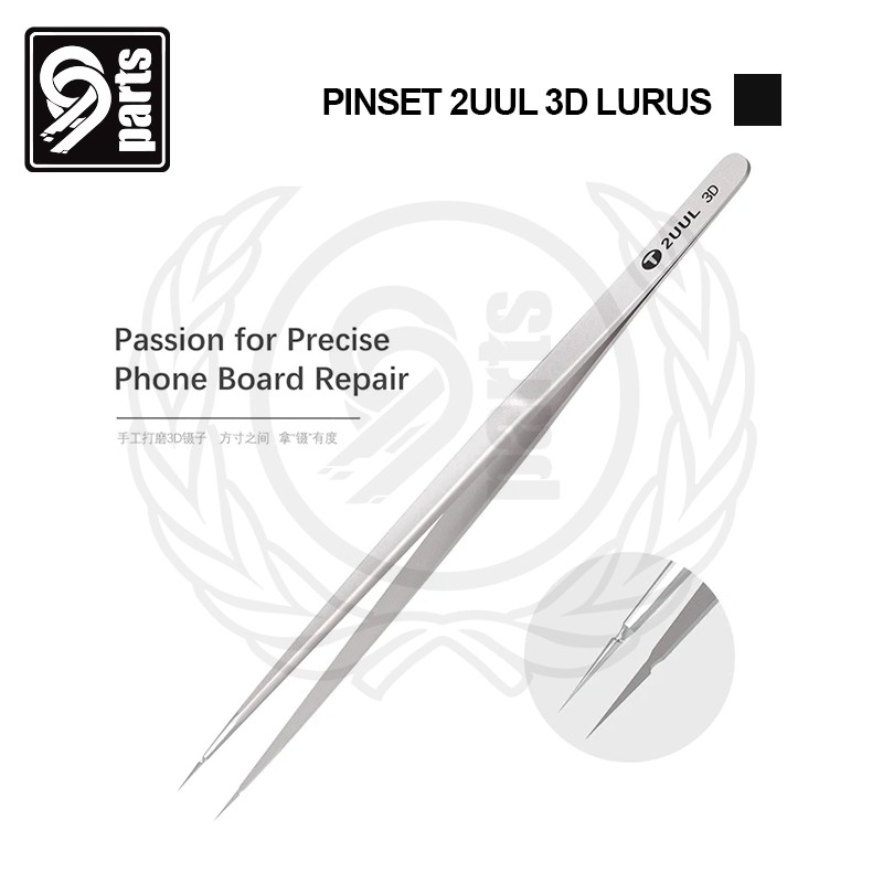 99P - Pinset 2UUL 3D Lurus / PINSET LURUS TAJAM LANCIP 2UUL 3D