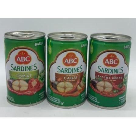 ABC Sarden Kecil [155gram /60pcs / 1 karton ] Terlaris