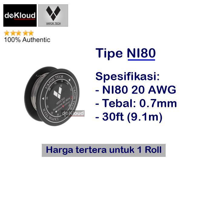 Authentic VT Wire Roll | 20 22 24 26 27 28 30 32 34 36  | kawat gulungan awg ni80 ss 316l ss316l kan
