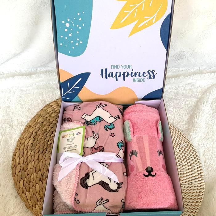 Hampers Bayi Kado Hadiah Bayi Newborn Selimut Handuk - hampers bayi kado bayi selimut anak set premi