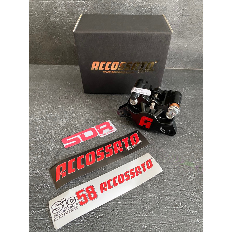 Kaliper Accossato 2P Casting Kaliper 2P Accossato Hitam