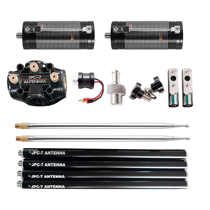 JPC7 HF Antennas for Ham Rao with Slide Regulator 7MHz50MHz All Band Hf Vertical Antenna 100W for Ou
