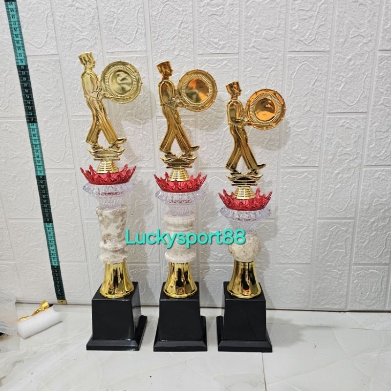 1 set trophy piala mahkota marmer marching band drum band