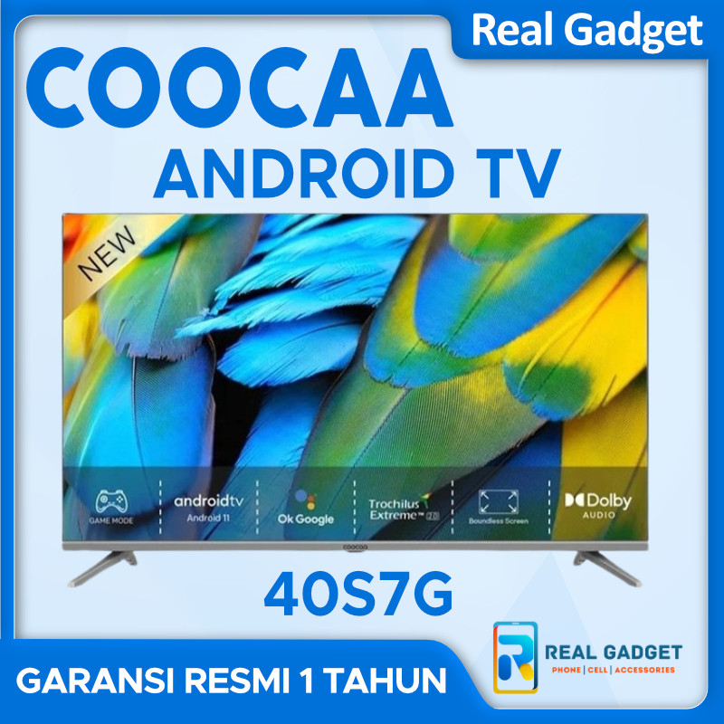 ANDROID TV COOCAA 40 INCH ANDROID TV 40S7G Android 11 - Garansi Resmi