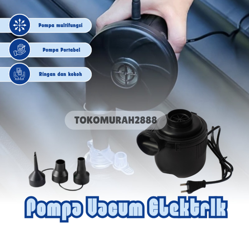 Pompa Angin Listrik/kasur angin bisa sedot/Pompa Angin Listrik Electric/Kasur Angin Vacum Sedot Tiup